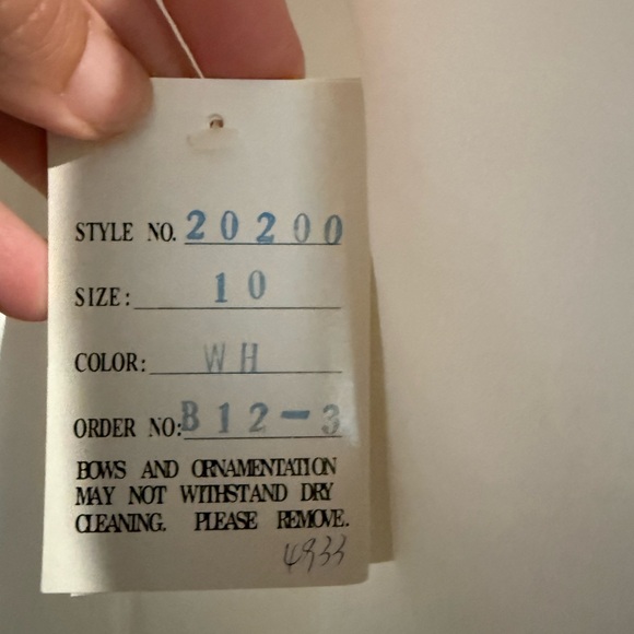 Vintage 2000 Two-Piece Mon Cheri Wedding Dress - Picture 7 of 7